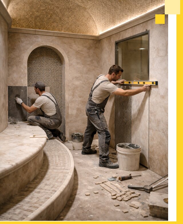 Проектирование и строительство саун с хамамом под ключ в Губахе