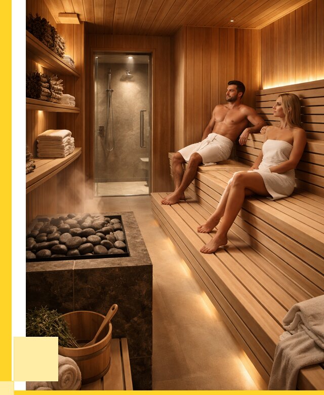 Интерьеры саун под ключ в Губахе от 186588 р. | ЭриданГбх
