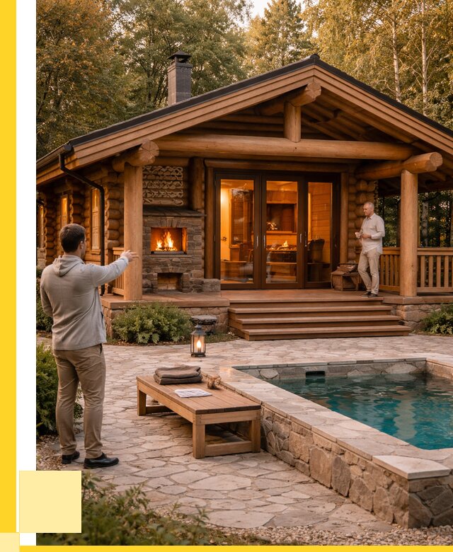 Проекты бань и хамам в Губахе от 25915 р. | ЭриданГбх