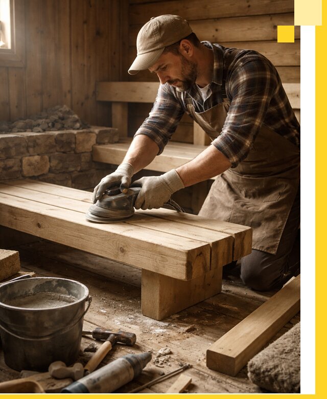 Ремонт бань под ключ в Губахе с гарантией качества и сроков