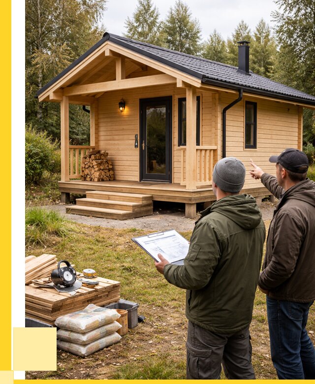 Каркасные бани под ключ в Губахе от 310980 р. | ЭриданГбх