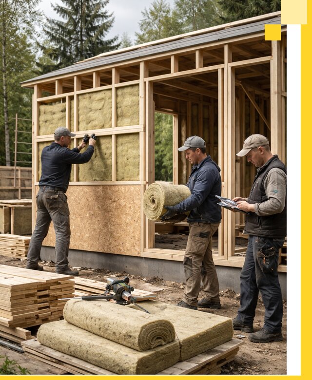 Проектирование и строительство каркасных бань в Губахе под ключ