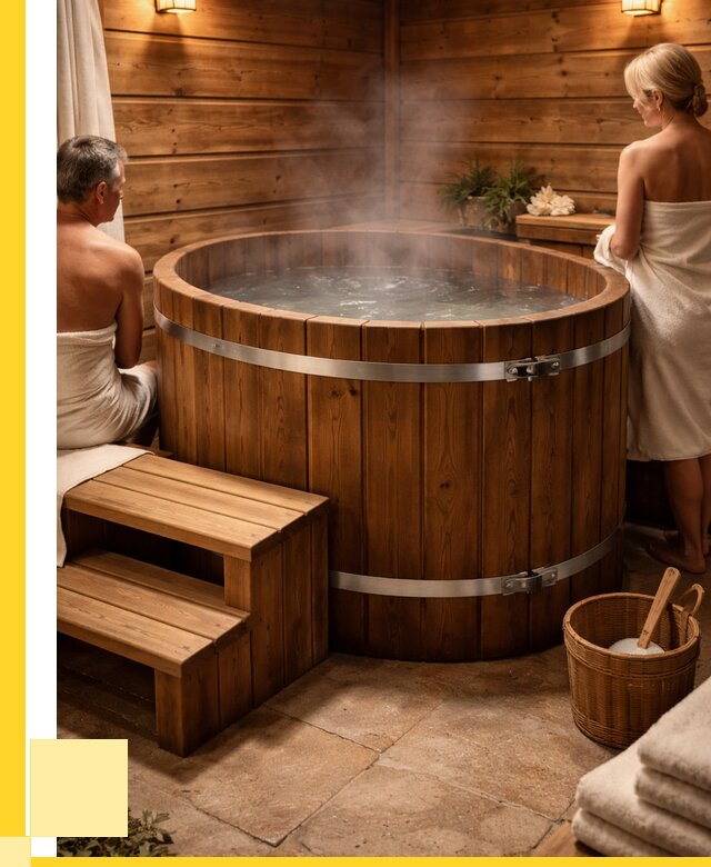 Бани с купелью под ключ в Губахе от 466470 р. | ЭриданГбх