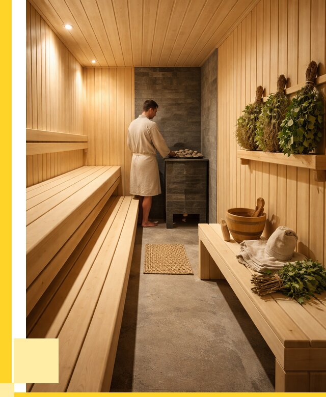 Отделка парной под ключ в Губахе от 362810 р. | ЭриданГбх