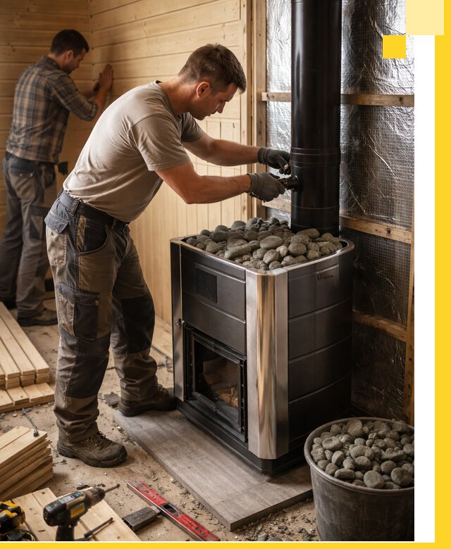 Проектирование и строительство парилок для бани в Губахе под ключ