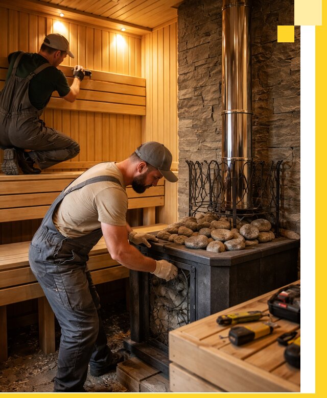 Комплексный дизайн бань, саун и зон отдыха в Губахе