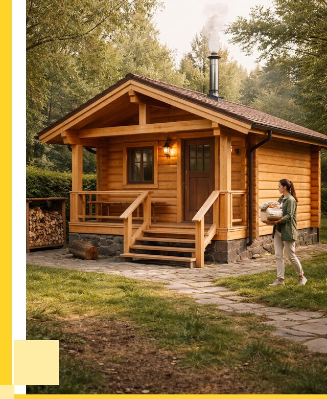 Купить баню под ключ в Губахе от 673790 р. | ЭриданГбх