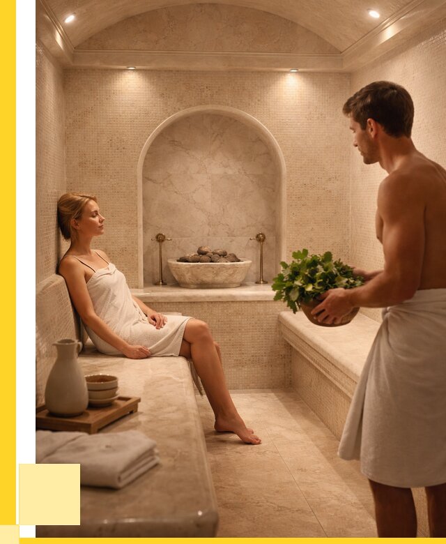 Хамам в доме под ключ в Губахе от 362810 р. | ЭриданГбх