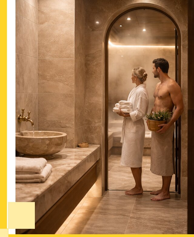 Проект и монтаж сауны и хамама в Губахе от 362810 р., ЭриданГбх