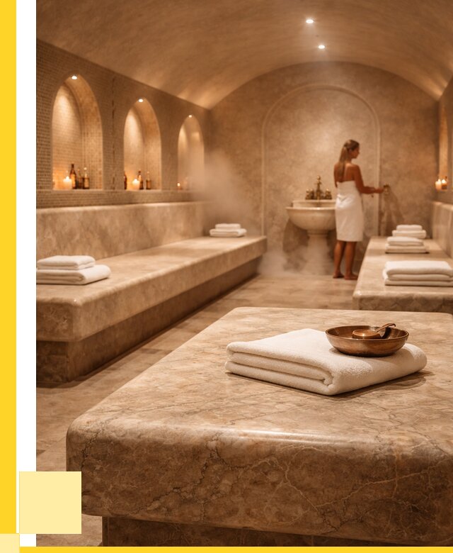 Лежаки для хамама в Губахе под ключ от 36281 р. | ЭриданГбх