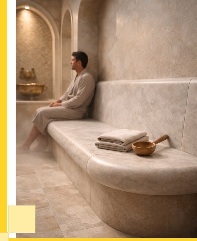 Сиденья для хамама в Губахе под ключ от 12439 р. | ЭриданГбх