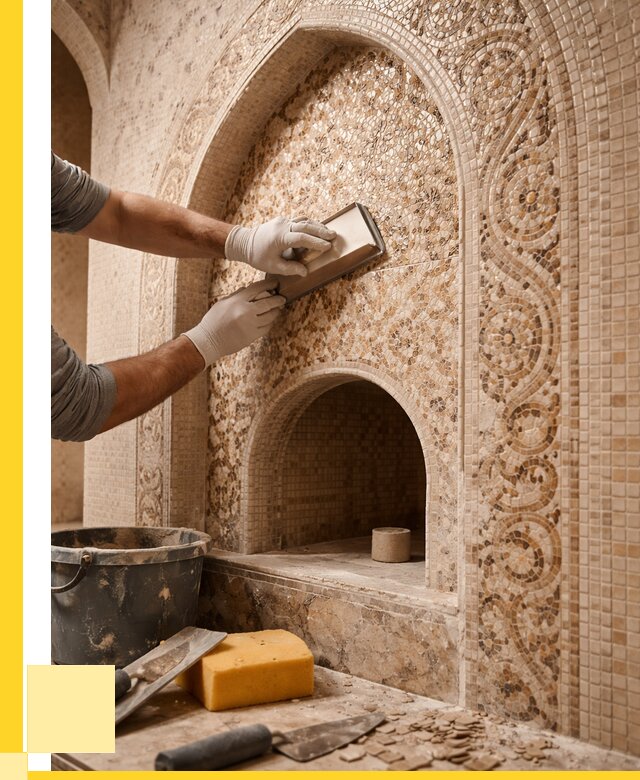 Мозаика для хамама в Губахе под ключ от 5183 р. | ЭриданГбх