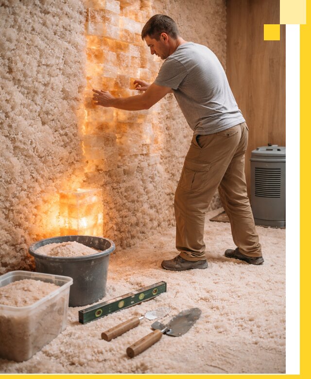 Проектирование и монтаж соляных комнат в Губахе под ключ